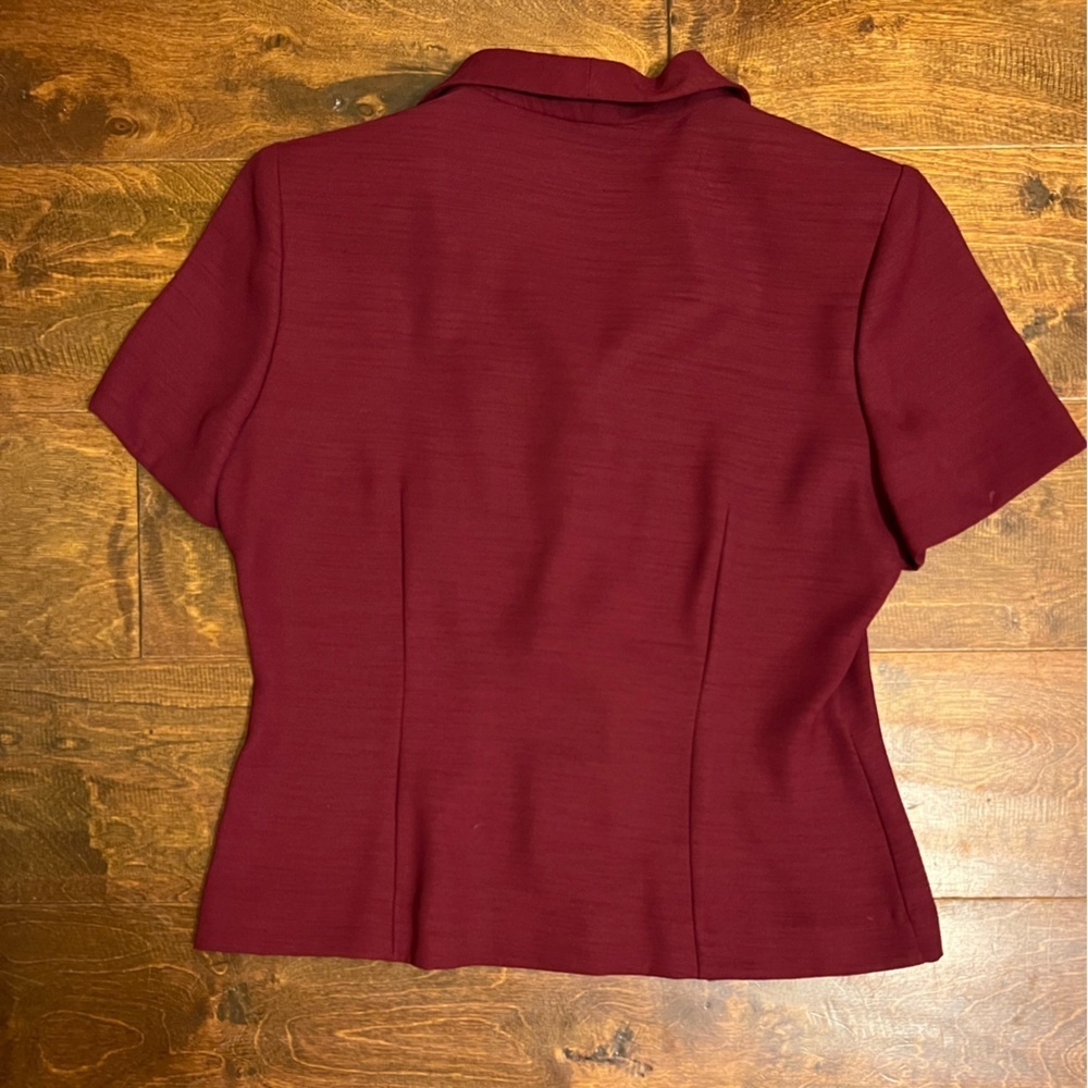 BEAUTIFUL Danny & Nicole Vintage Dress Suit in Cranberry with Classic Jacket - Picture 5 of 5